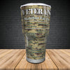 Veteran Uniform Tumbler Veteran Nutrition Facts Camouflage Tumbler Personalized Military Gift
