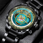 U.S. Coast Guard Watch Proud Coast Guard Emblem Fashion Watch Personalized USCG Gift