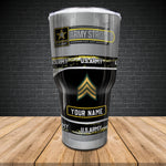 Army Strong Military Tumbler US Army Tumbler Personalized Military Retirement Gift