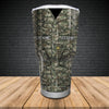 US Army Tumbler Uniform Camouflage Army Nutrition Facts Tumbler Personalized Military Gift