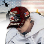 Veteran Eagle US Flag Cap If You Haven't Risked Coming Home Under A Flag Cap Personalized Soldier Gift