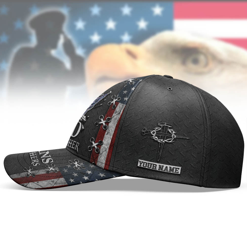 Veteran Eagle American Flag Cap I Took A DNA Test Cap Custom Veteran Gift