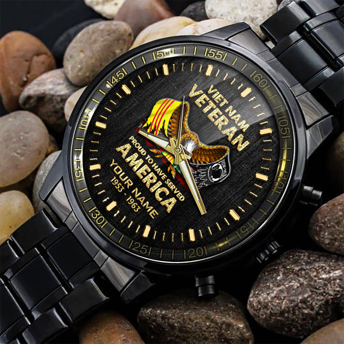 Vietnam Veteran Watch Proud To Have Served America Fashion Watch Custom Vietnam Veteran Gift