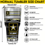 Army Strong Military Tumbler US Army Tumbler Personalized Military Retirement Gift