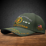 Vietnam Veteran Cap All Gave Some 58479 Gave All Cap For Men Personalized Vietnam Veteran Gift