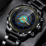 U.S. Coast Guard Emblem Fashion Watch Mens Coast Guard Military Watches Custom Military Gift