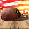 101st Airborne Division Brown Hat Screaming Eagle Military Cap Personalized Name And Rank Gift