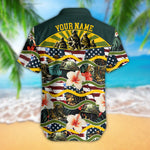 Military Hawaiian Shirt Soldier Short Sleeve Aloha Hawaiian Shirt Personalized Military Gift