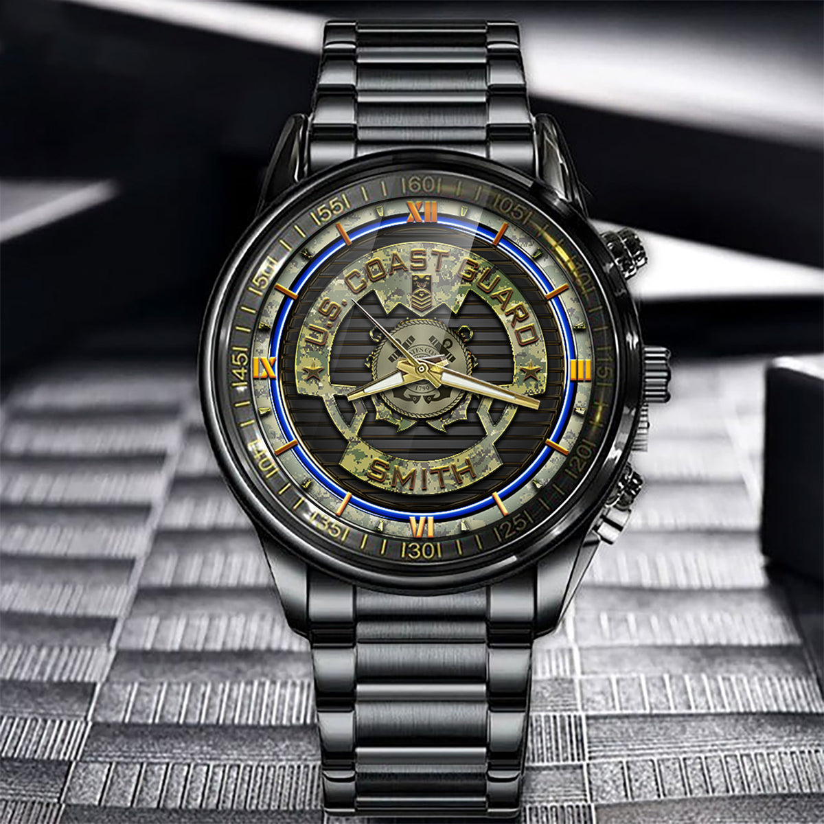 US Coast Guard Military Watch Duty Honor Country Coast Guard Watches Personalized Military Gift