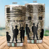 US Army Custom Tumbler Our Flag Flies With The Last Breath Tumbler Personalized Military Gift