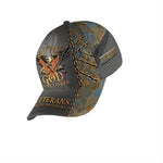 Vietnam Veteran Eagle Baseball Cap God is My Father Veterans are My Brothers Cap Personalized Vietnam Veterans Gift