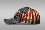 Vietnam Veteran Purple Heart Cap Vietnam Veteran USA Flag Baseball Hat Custom Vietnam Veteran Gift