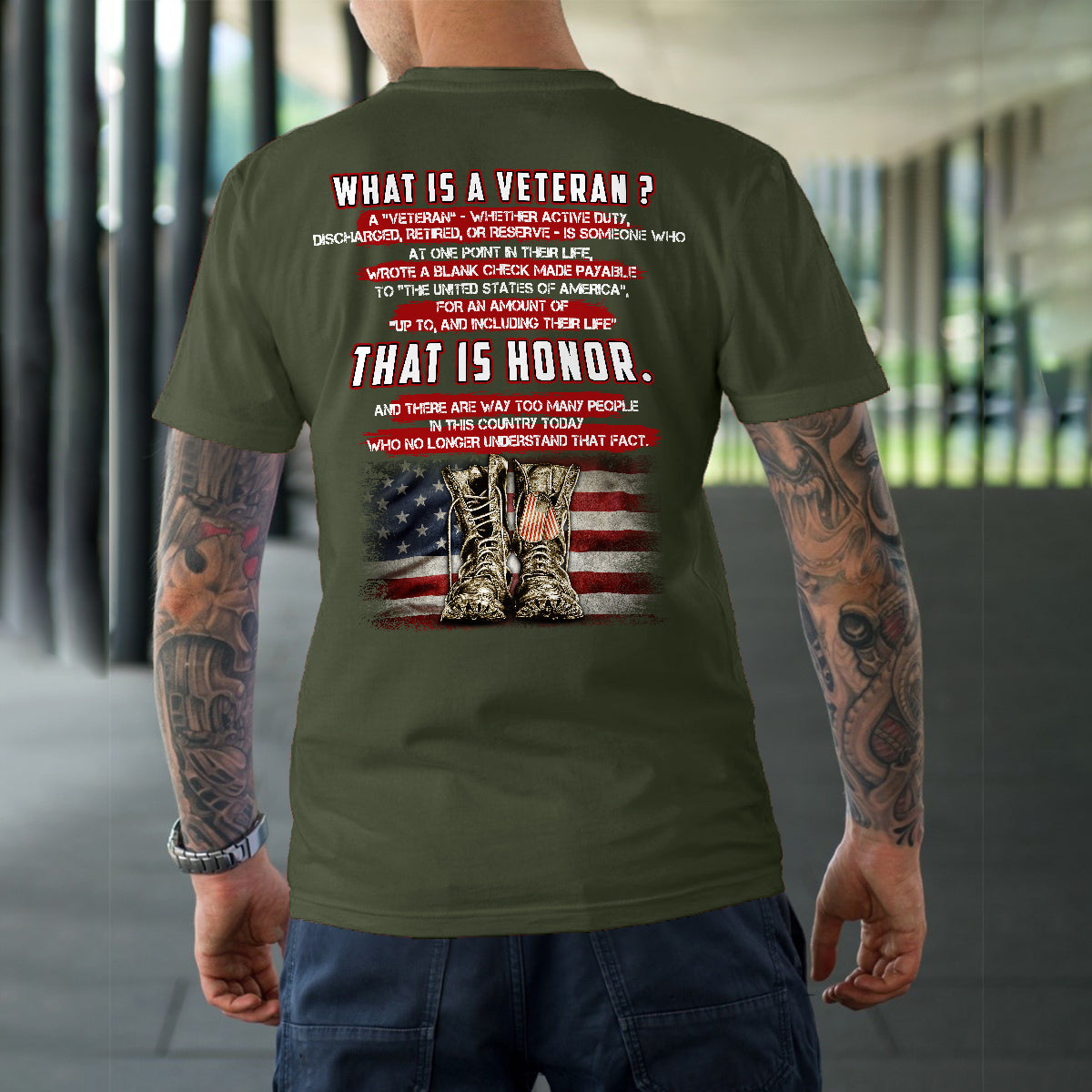 Veterans T-Shirt What Is A Veteran That Is Honor Shirt Veterans Gift