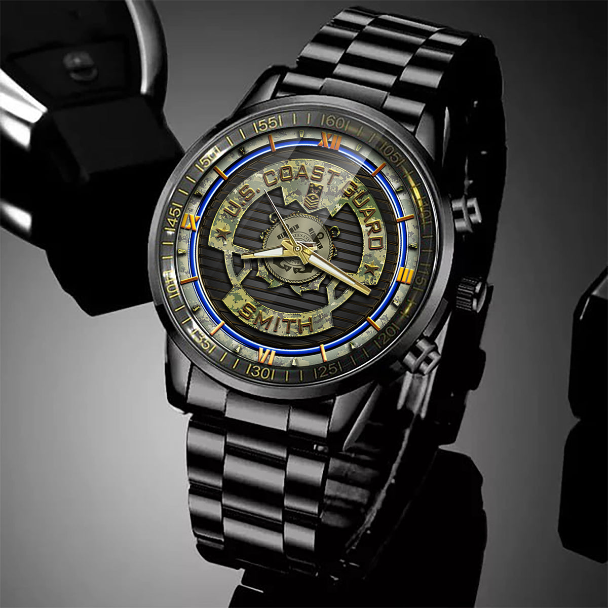 US Coast Guard Military Watch Duty Honor Country Coast Guard Watches Personalized Military Gift