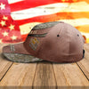 Army Veteran Jesus Christ Cap All Gave Some Some Gave All Brown Camo Hat US Army Veterans Gifts