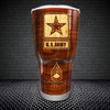 Army Flag Tumbler US Army Proudly Served Tumbler Personalized Soldier Gift