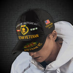 Vietnam Veteran Cap All Gave Some Black Baseball Cap Personalized Vietnam Veteran Gift