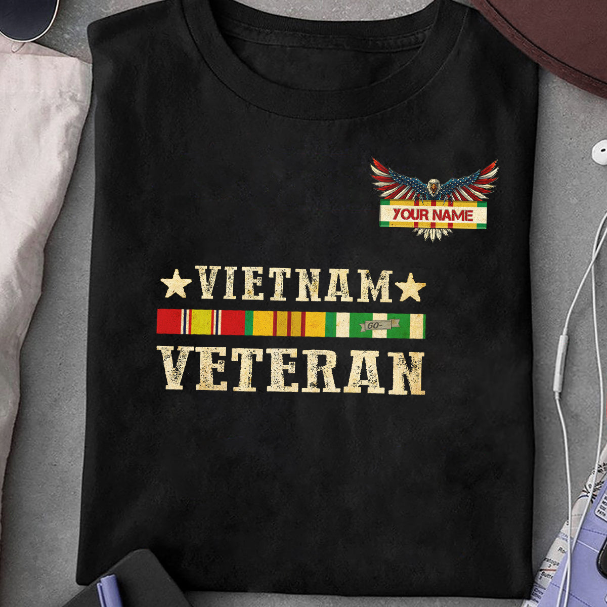 Vietnam Veteran T-Shirt Nobody Wanted To Be There Shirt Personalized Vietnam Veterans Gift