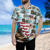 Solider Hawaiian Shirt Military Boots Tropical Button Down Men Shirt Personalized Military Gift