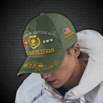 Vietnam Veteran Cap All Gave Some 58479 Gave All Cap For Men Personalized Vietnam Veteran Gift