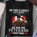 Canadian Veterans T-Shirt We Owe Our Veterans Everything Shirt Veterans Gift