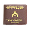 101st Airborne Division Veteran Bifold Wallet Duty Honor Country Leather Wallet Personalized Military Gift