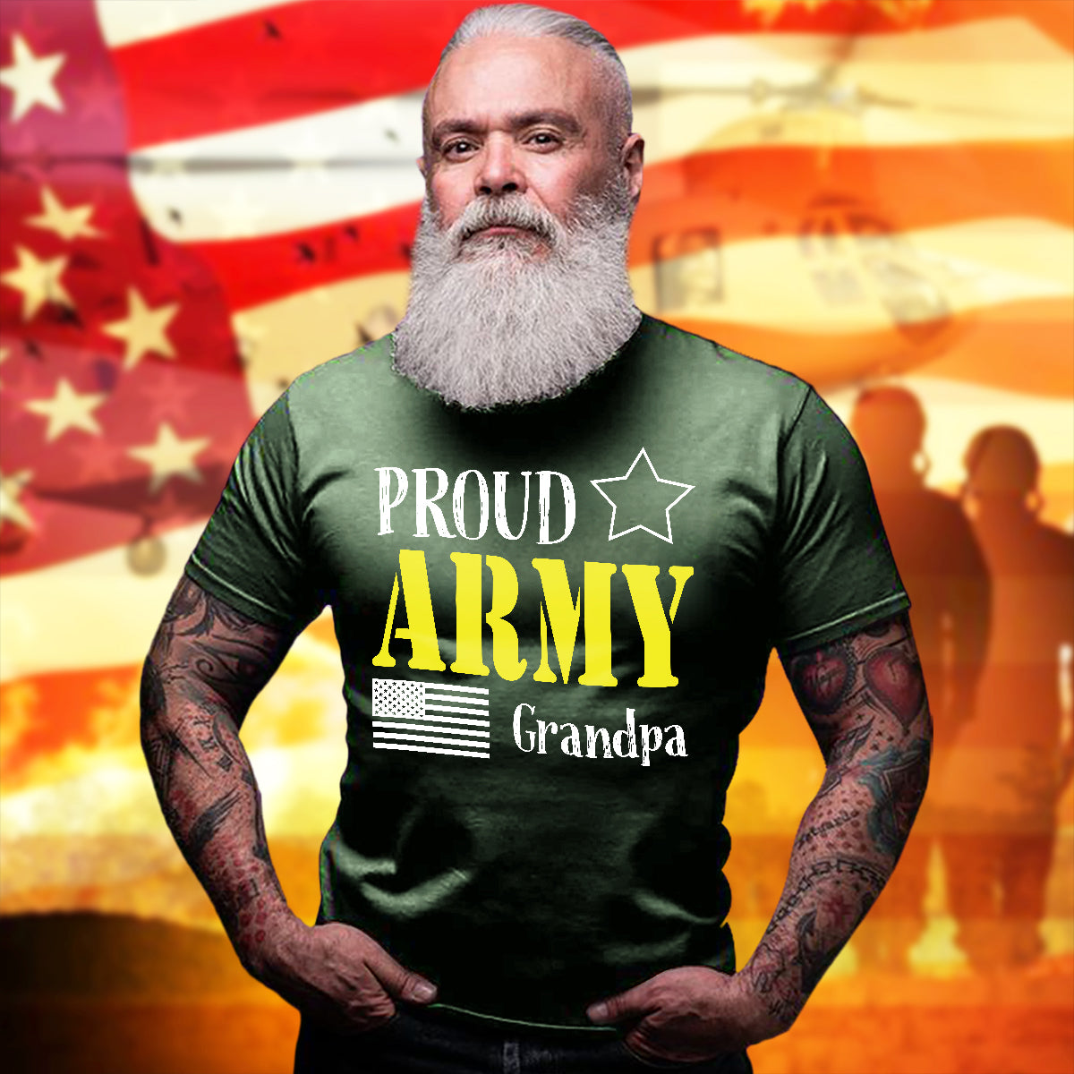 Proud US Army T-Shirt U.S Army Family Matching Shirt Personalized Military Gift