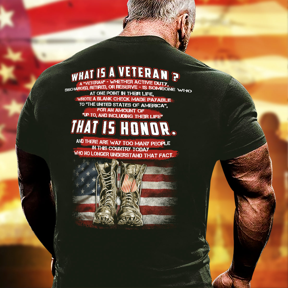 Veterans T-Shirt What Is A Veteran That Is Honor Shirt Veterans Gift