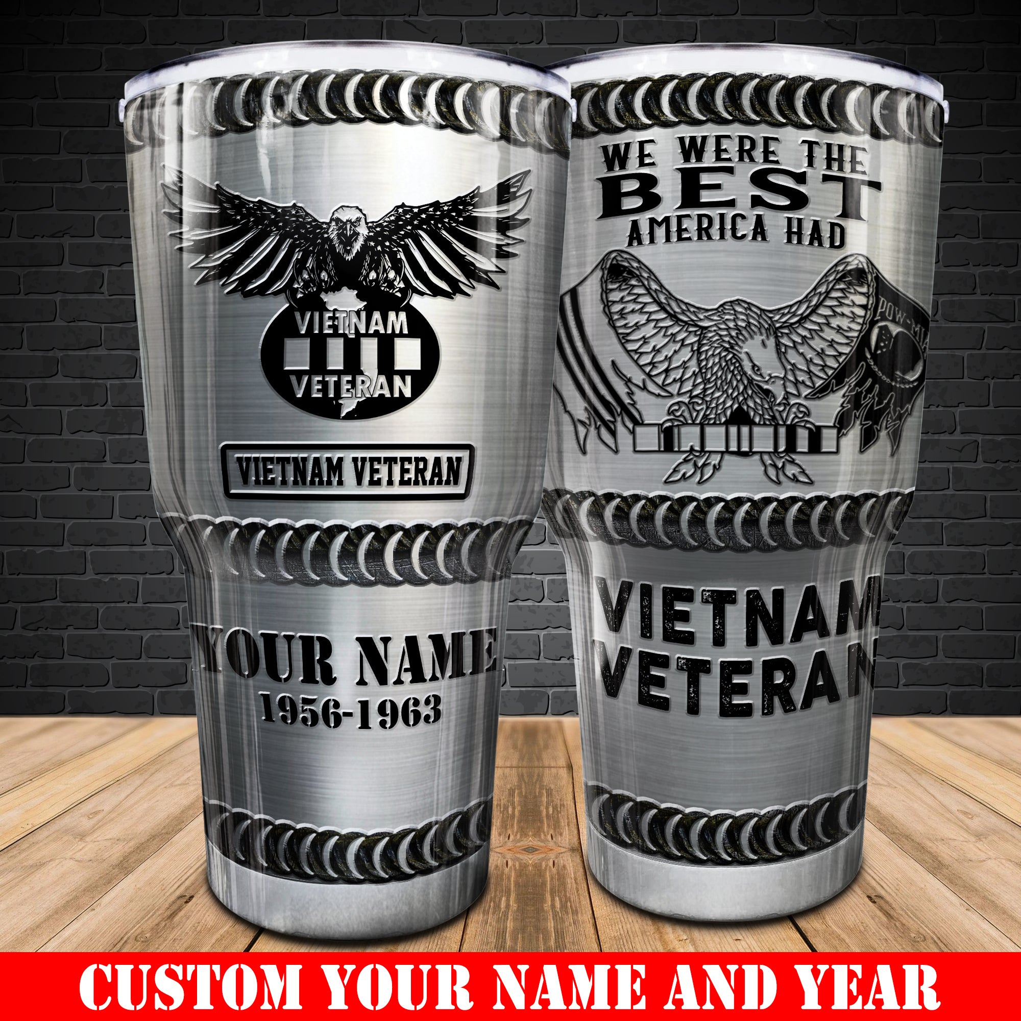 Vietnam Veteran Eagle Tumbler We Were The Best America Had Tumbler Personalized Military Gift