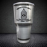 Army Tumbler Proudly Served Duty Honor Country Tumbler Personalized Solider Gift