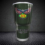 Vietnam Veterans Tumbler I'm A Dad Grandpa Vietnam Veteran Tumbler Personalized Retired Dad Gift