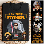 I Am Their Father Custom Hoodie Tanktop, Tshirt, Dad Gifts, Father Day Gifts Idea