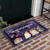 Cat Custom Doormat Wicked Witch And Her Little Monsters Live Here Personalized Gift For Halloween
