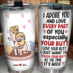 I Adore You, Couple Gift, Personalized Mug, Funny Couple Mug, Valentine's Gift, Girlfriend Gift