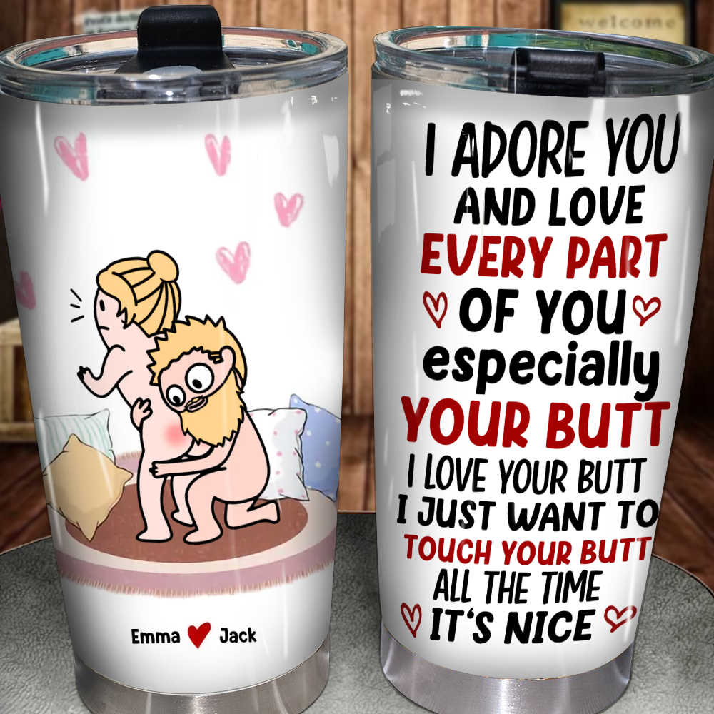 I Adore You, Couple Gift, Personalized Mug, Funny Couple Mug, Valentine's Gift, Girlfriend Gift