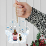 Dog Lover Custom Acrylic Ornament Dog Memorial I Still Talk About You Personalized Gift Dog Parents