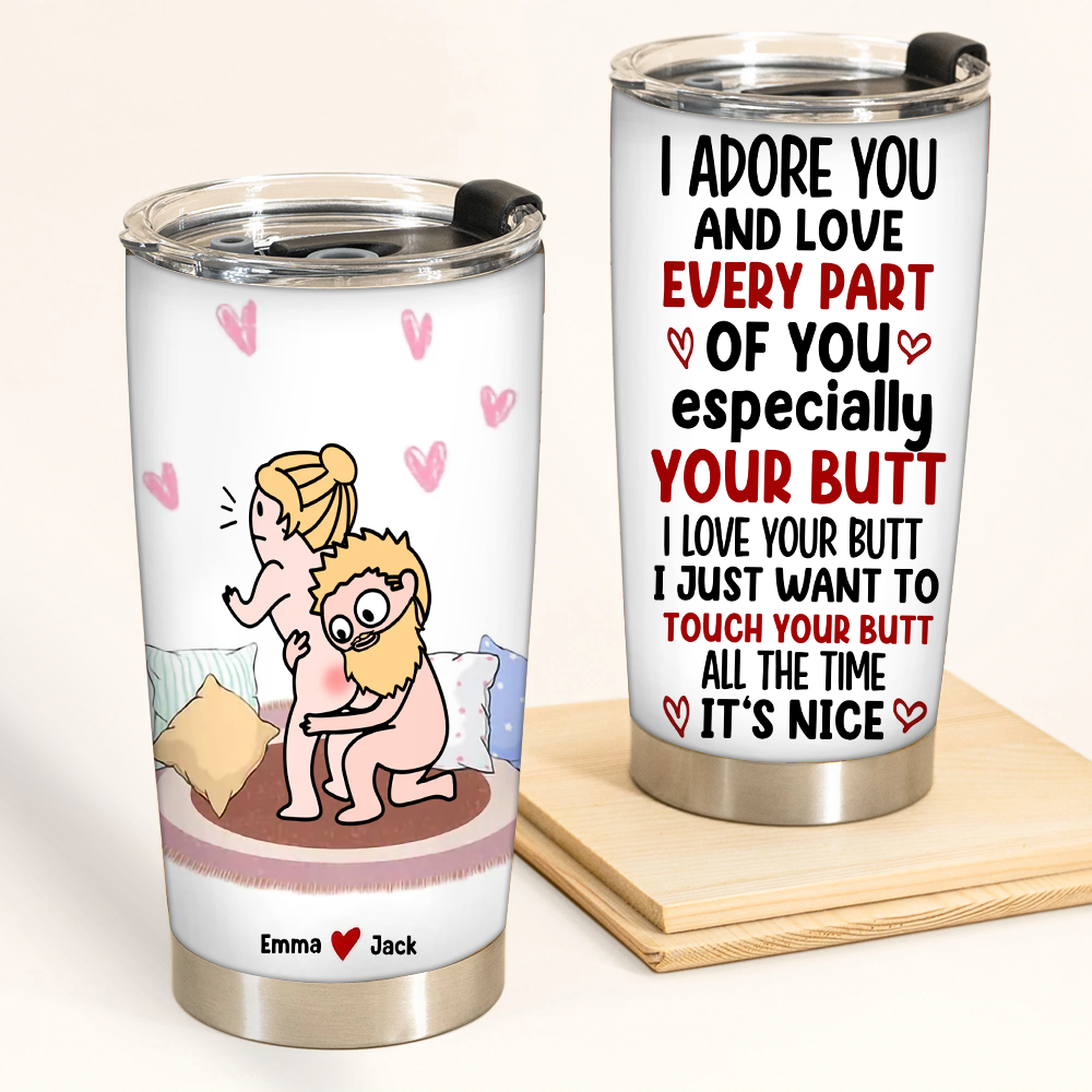 I Adore You, Couple Gift, Personalized Mug, Funny Couple Mug, Valentine's Gift, Girlfriend Gift