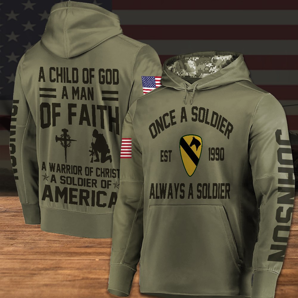 Army Veteran Custom All Over Printed Shirt Soldier Of America Always A Soldier Personalized Gift