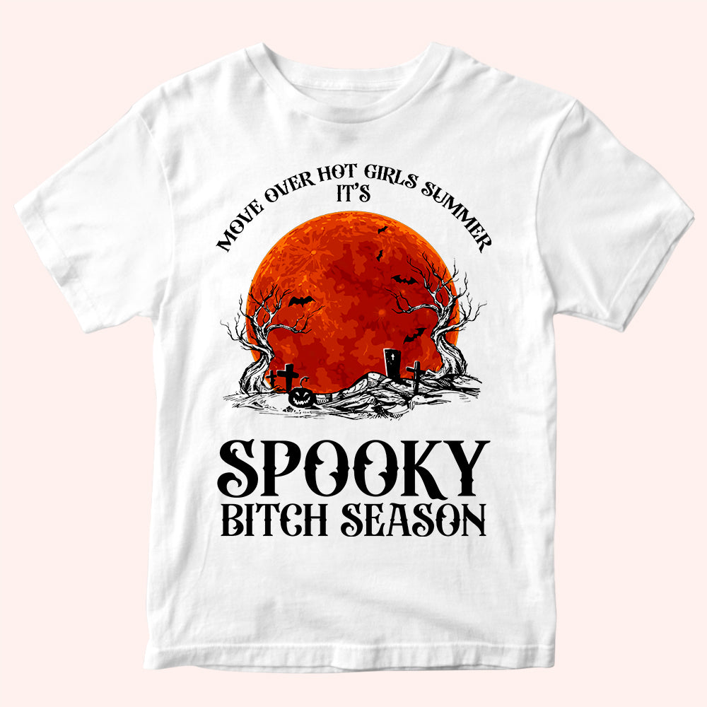 Bestie Custom T Shirt It's Spooky Bitches Season Witch Personalized Gift Halloween