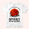 Bestie Custom T Shirt It&#39;s Spooky Bitches Season Witch Personalized Gift Halloween