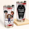 Bestie Custom Tumbler It&#39;s Spooky Bitches Season Personalized Gift For Best Friends Horror Halloween