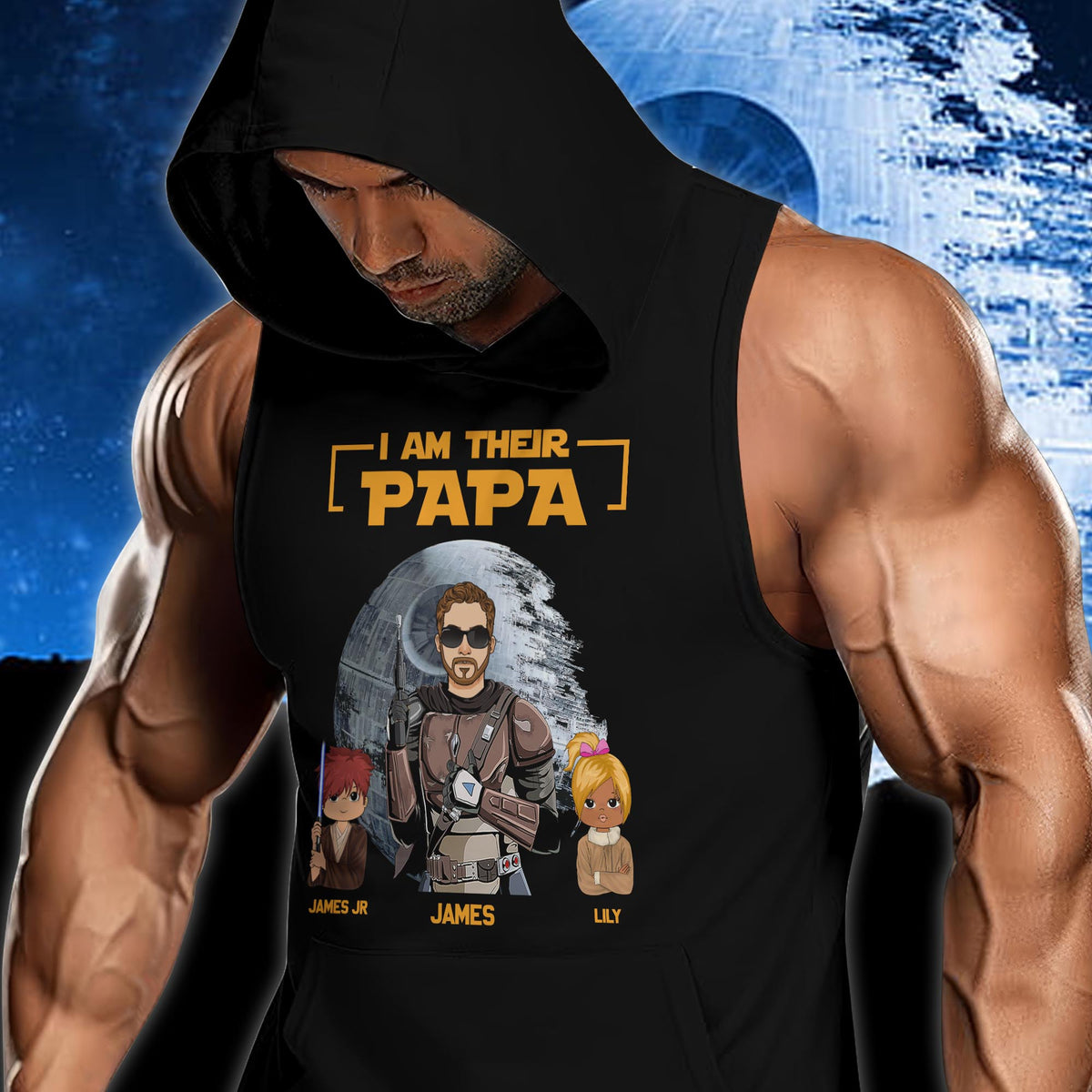 I Am Their Father Custom Hoodie Tanktop, Tshirt, Dad Gifts, Father Day Gifts Idea