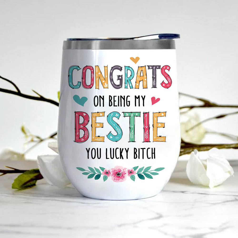 Personalized Mug - Sisters/Friends Mug - Congrats on being my Sister