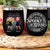 Bestie Custom Wine Tumbler Move Over It's Spooky Bitches Season Personalized Gift Halloween For Witches