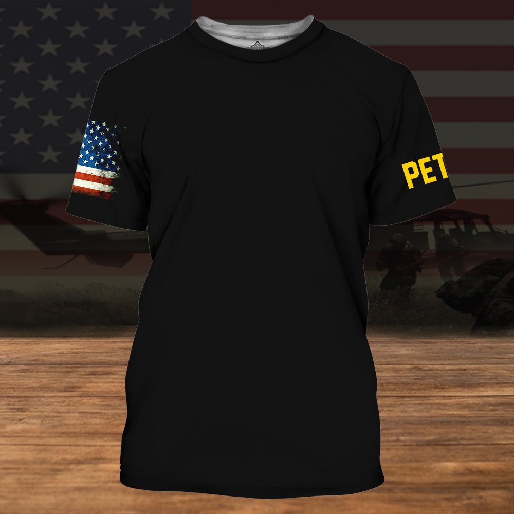 Vietnam Veteran Custom All Over Printed Shirt Personalized Gift