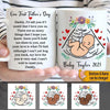 1st Father&#39;s Day Gift Custom Mug Our First Father&#39;s Day Personalized Gift - PERSONAL84