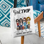 Bestie Custom Tote Bag Girl's Trip Cheaper Than Therapy Personalized Gift