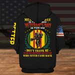 Vietnam Veteran Custom All Over Printed Shirt Personalized Gift