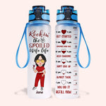 Wife Custom Tracker Bottle Rockin The Spoiled Life Personalized Gift