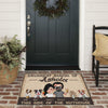Dog Custom Doormat Drunkest Bunch Of Assholes This Side Of The Nuthouse Personalized Gift